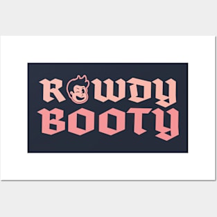 ROWDY BOOTY Tee by Bear & Seal Posters and Art